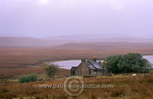 House near Achmore, Lewis, Scotland - Lewis, Ecosse - 18736