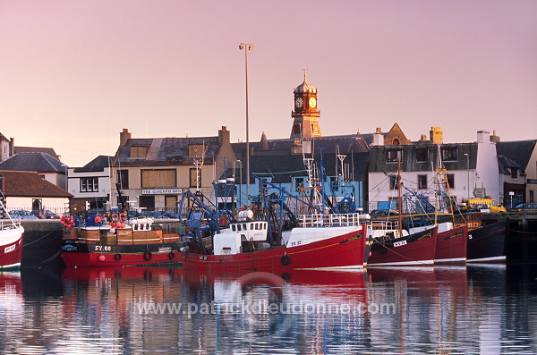 Stornoway at sunset, Lewis, Scotland - Lewis, Ecosse - 18742