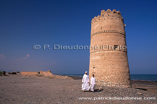 Shinas (near), Batinah. Abandoned village - OMAN (OM10435)