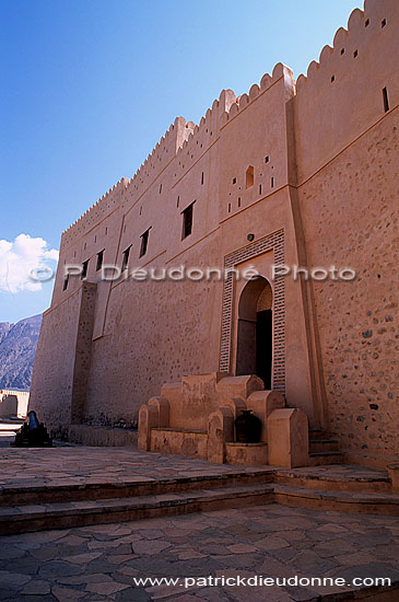 Nakhl fort, Batinah region - citadelle de Nakhl, Batinah, OMAN (OM10027)