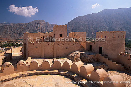 Nakhl fort, Batinah region - citadelle de Nakhl, Batinah, OMAN (OM10028)