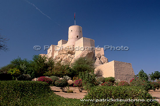 Nakhl fort, Batinah region - citadelle de Nakhl, Batinah, OMAN (OM10031)