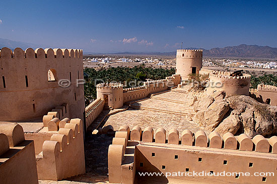 Nakhl fort, Batinah region - citadelle de Nakhl, Batinah, OMAN (OM10036)