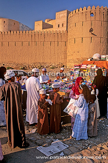 Rustaq fort, Batinah region - Marché et Fort de Rustaq, OMAN  (OM10136)