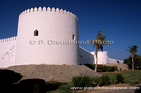 Sohar. Sohar fort, built 13-14th C- Le fort de Sohar, Oman (OM10286)