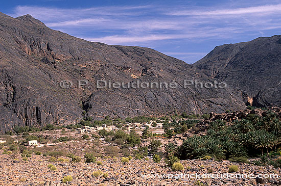 Hat, Wadi Bani Awf, Djebel Akhdar - Village de Hat, OMAN (OM10224)