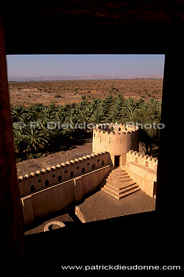 Jabrin fort from the top - Citadelle de Jabrin, OMAN (OM10122)