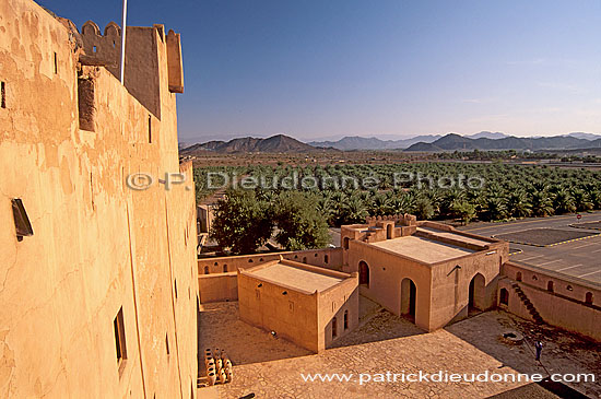 Jabrin fort, view from the top - Citadelle de Jabrin  OMAN (OM10124)