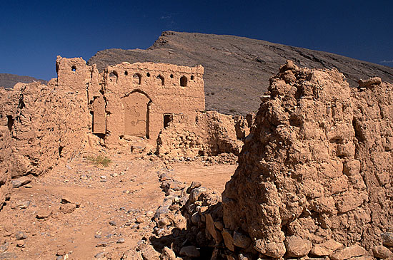 Tanuf, ruined village - Tanuf, village abandonné, OMAN (OM10008)
