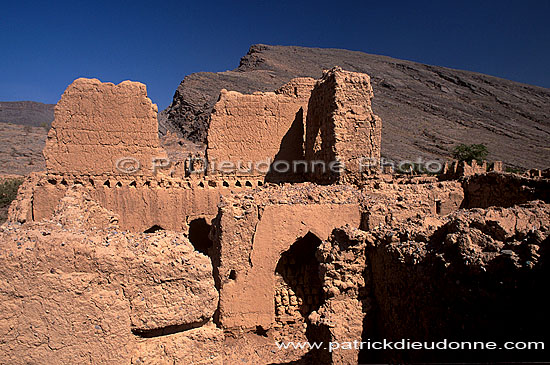 Tanuf, ruined village - Tanuf, village abandonné, OMAN (OM10015)