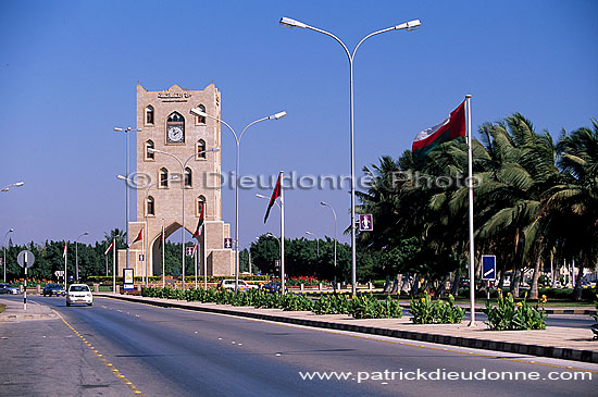 Salalah, Big Ben roundabout - Salalah, Dhofar, OMAN (OM10066)