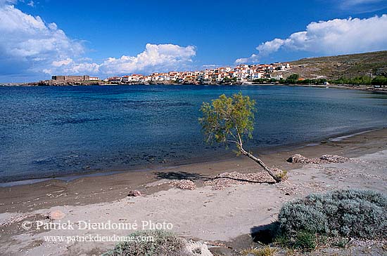 Greece, Lesvos: View of Sigri - Lesbos: Sigri  11405