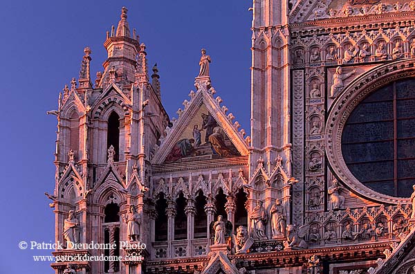 Tuscany, Siena, the Duomo -  Toscane, Sienne, la cathédrale  12591