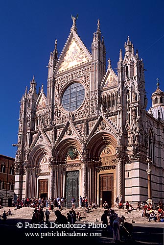 Tuscany, Siena, the Duomo -  Toscane, Sienne, la cathédrale  12579
