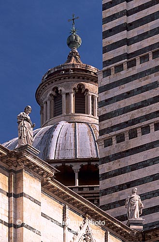 Tuscany, Siena, the Duomo -  Toscane, Sienne, la cathédrale  12617