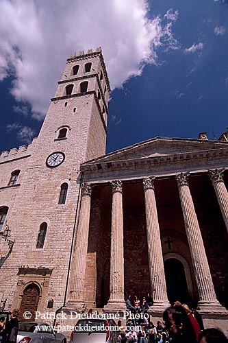 Umbria, Assisi, temple of Minerva - Ombrie, Assise  12088