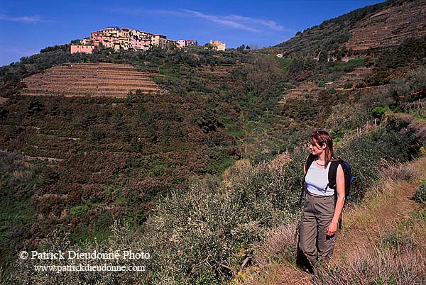 Liguria - Ligurie, Cinque Terre: walk - marche dans les Cinque Terre   12197