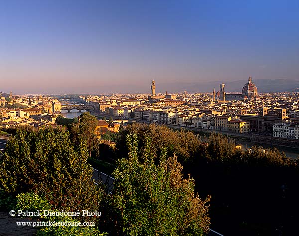 Tuscany, Florence from P. Michelangelo - Toscane, Florence  12272