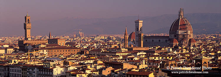 Tuscany, Florence from P. Michelangelo - Toscane, Florence  12277