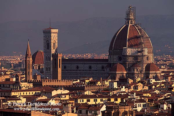 Tuscany, Florence from P. Michelangelo - Toscane, Florence  12287