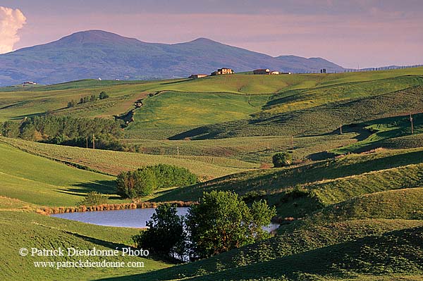 Tuscany, Crete region - Toscane, paysage des Crete    12256