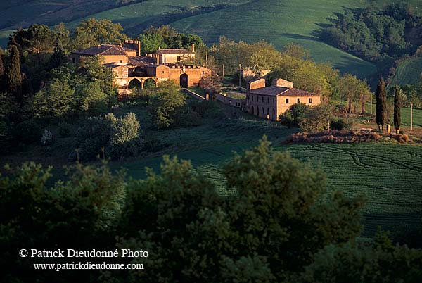 Tuscany, Crete region - Toscane, paysage des Crete    12270