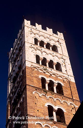 Tuscany, Lucca, campanile  - Toscane, Lucques, campanile  12415