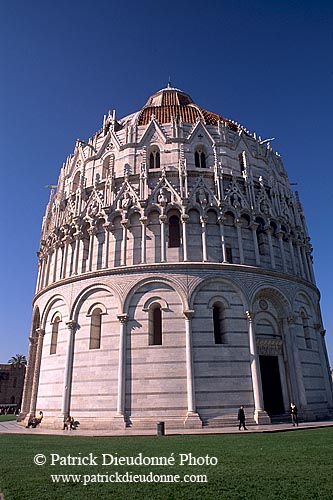 Tuscany, Pisa, Baptistery - Toscane, Pise, Baptistère   12497