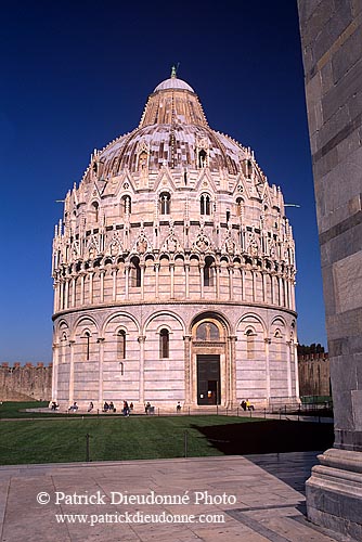 Tuscany, Pisa, Baptistery - Toscane, Pise, Baptistère   12499