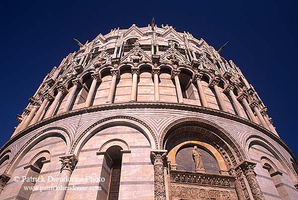 Tuscany, Pisa, Baptistery - Toscane, Pise, Baptistère   12504