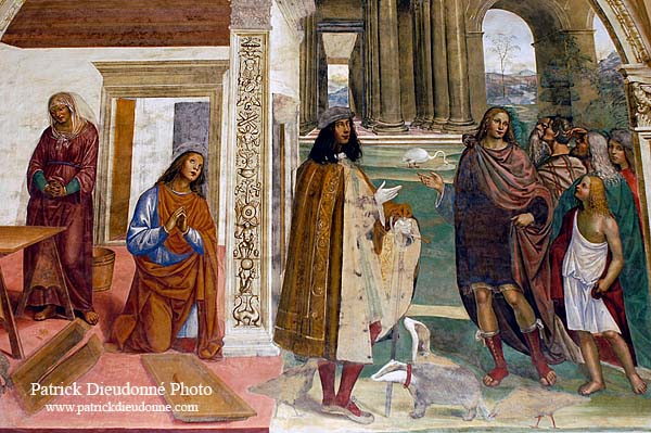 Tuscany, Monte Oliveto Maggiore - Toscane, Monte Oliveto  12447