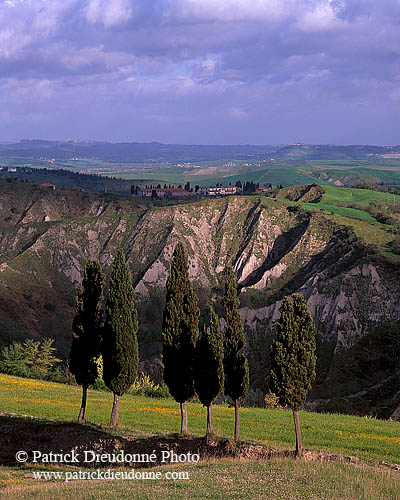 Tuscany, Volterra, Balze landscape  - Toscane, Volterra  12744