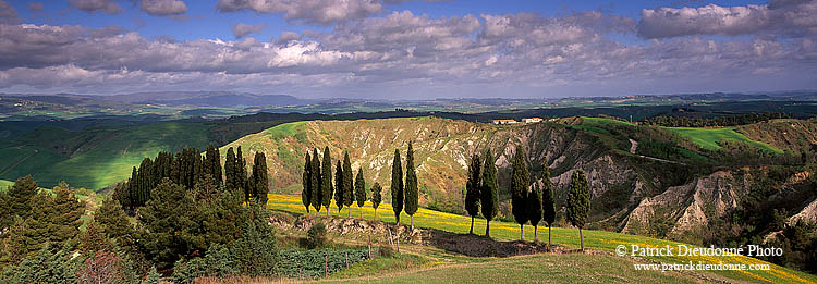 Tuscany, Volterra, Balze landscape  - Toscane, Volterra  12748