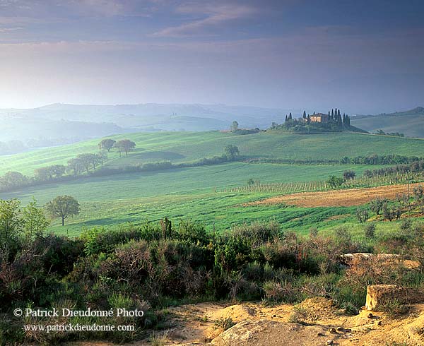 Tuscany, countryside in Val d'Orcia  - Toscane, Val d'Orcia  12630