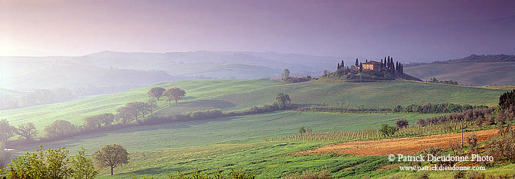 Tuscany, countryside in Val d'Orcia  - Toscane, Val d'Orcia  12631