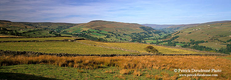 Swaledale & Whiteside moor, Yorkshire Dales NP, England - Vallée de Swaledale  12935