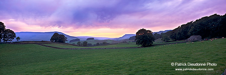 Sunset in Dales National Park, England. - Couchant dans le Yorkshire, Angleterre  17292