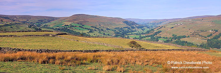 Swaledale valley, Dales National Park, England. - Vallée de Swaledale, Yorkshire, Angleterre  17293