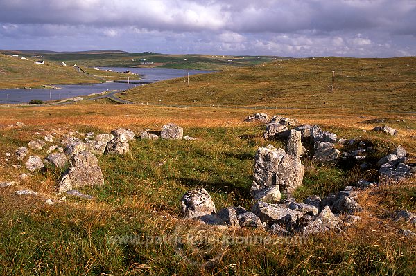 Neolithic house site, Scord of Brouster, Shetland - Maison néolithique  13016