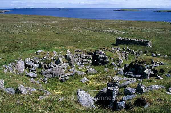 Yoxie Neolithic house site, Whalsay, Shetland - Maison néolithique 13021