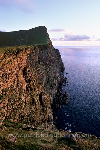 Foula, Shetland : da Nort Bank cliffs -  Falaise de Nort Bank, Foula 13125