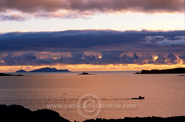 Foula on the horizon, Shetland, Scotland - Foula sur l'horizon 13155
