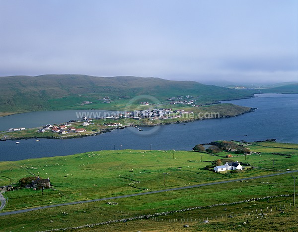 Hellister in Weisdale Voe, Shetland - Village d'Hellister, Shetland  13340