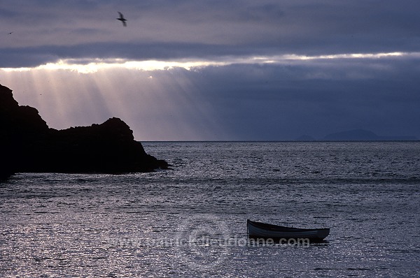 Muckle Sound at sunset, South Mainland  - Muckle Sound, Shetland 13397