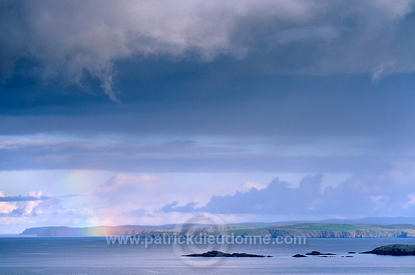 Rainbow over West Burra, Shetland, Scotland -  Arc-en-ciel sur West Burra 13387