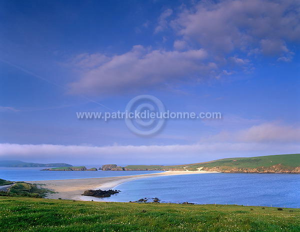 St Ninian sand tombolo, Shetland, Scotland - Tombolo de St Ninian 13371