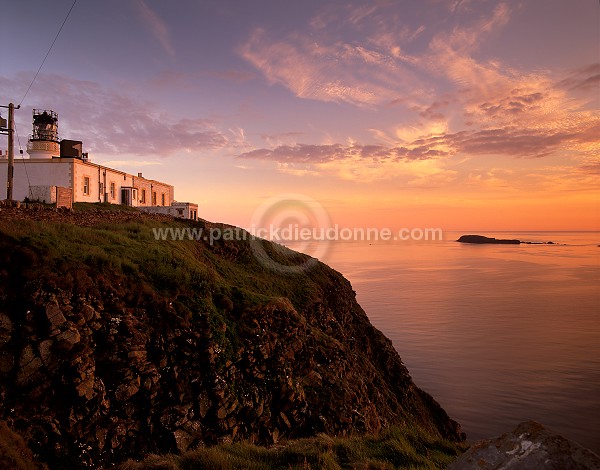 Sumburgh Head lighthouse, Shetland - Couchant sur le phare de Sumburgh  13420