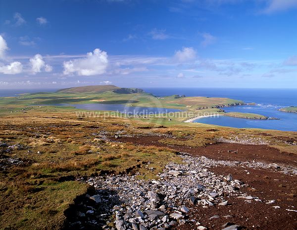 Loch of Spiggie and Mainland south-west coast, Shetland - Lac de Spiggie 13429