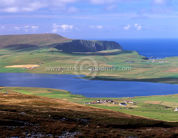 Loch of Spiggie and Mainland south-west coast, Shetland - Lac de Spiggie 13431