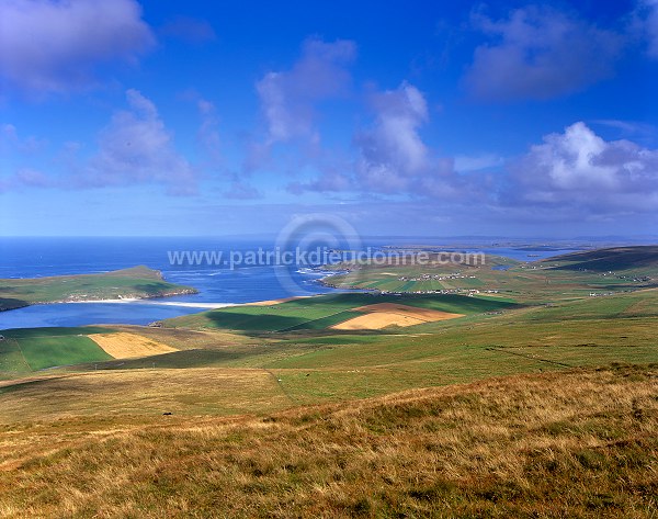 St Ninian from above, Shetland, Scotland -  L'ile de St Ninian  13442